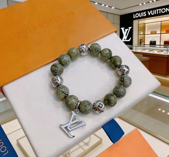 Louis Vuitton Monogram Bead Charm Bracelet