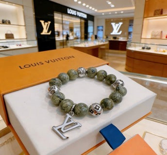 Louis Vuitton Monogram Bead Charm Bracelet