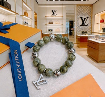 Louis Vuitton Monogram Bead Charm Bracelet