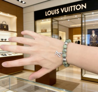 Louis Vuitton Monogram Bead Charm Bracelet