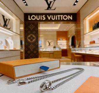 Louis Vuitton Monogram Chain Link Necklace