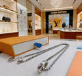 Louis Vuitton Monogram Chain Link Necklace