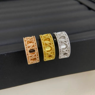 Dior Valentina Crystal Lace Hoop Stud Earrings