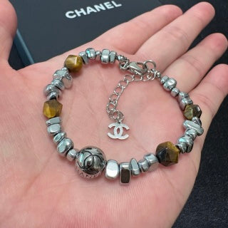 Chanel Natural Stone Signature CC Bracelet