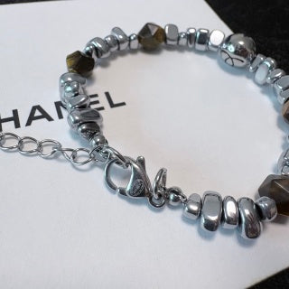 Chanel Natural Stone Signature CC Bracelet