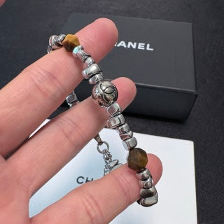 Chanel Natural Stone Signature CC Bracelet