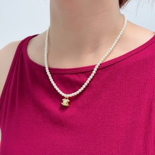 Chanel Petite Pearl Pendant Necklace