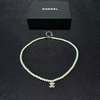 Chanel Petite Pearl Pendant Necklace