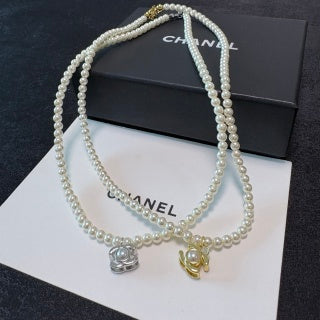Chanel Petite Pearl Pendant Necklace