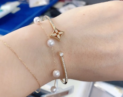 Louis Vuitton Blossom Open Cuff Bracelet