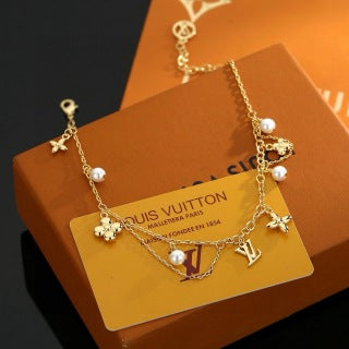 Louis Vuitton Blooming Pearl Charm Necklace
