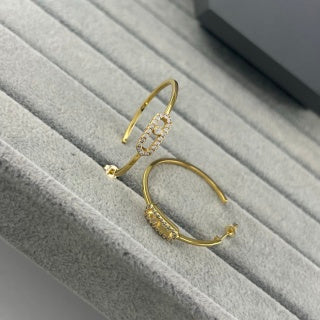 Messika Move Link Diamond Hoop Earrings