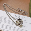 Gucci Horsebit Cylinder Charm Chain Necklace