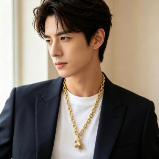 Gucci Animal Charm Box Link Chain Necklace