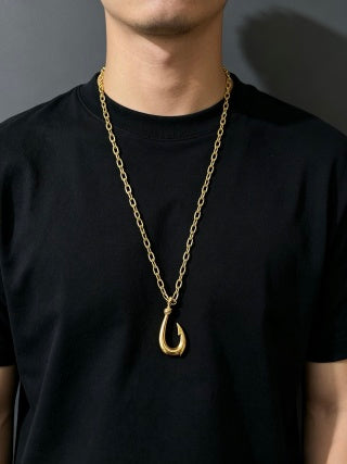 Gucci Hook Pendant Chain Necklace