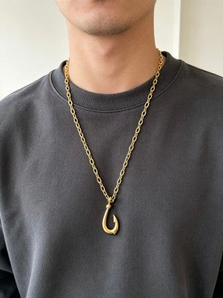 Gucci Hook Pendant Chain Necklace