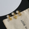 Louis Vuitton Pearl Charm Blossom Stud Earrings