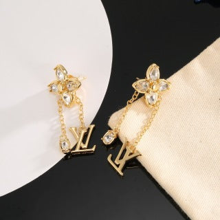 Louis Vuitton Blossom Butterfly Drop Stud Earrings
