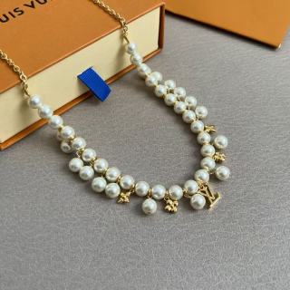 Louis Vuitton Pearl Blossom Charm Necklace