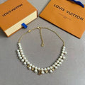 Louis Vuitton Pearl Blossom Charm Necklace
