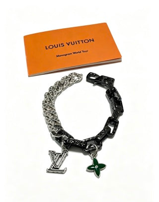 Louis Vuitton Monogram Butterfly Contrast Link Bracelet