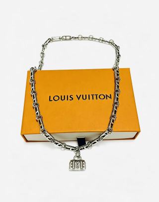 Louis Vuitton Monogram Trunk Lock Necklace