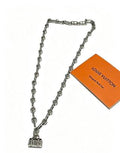 Louis Vuitton Monogram Trunk Lock Necklace