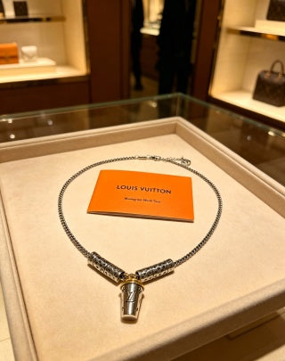 Louis Vuitton Monogram Capsule Drop Pendant Necklace
