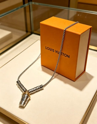 Louis Vuitton Monogram Capsule Drop Pendant Necklace
