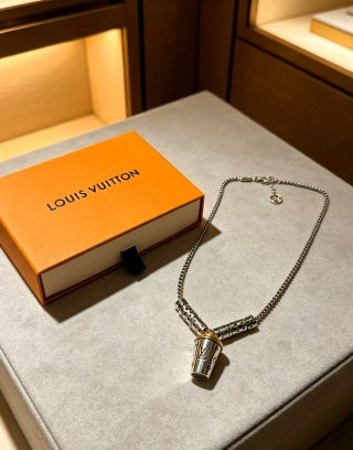 Louis Vuitton Monogram Capsule Drop Pendant Necklace