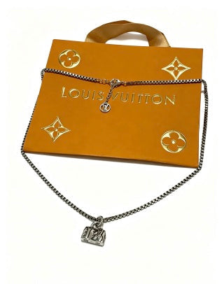 Louis Vuitton Monogram Trunk Charm Necklace