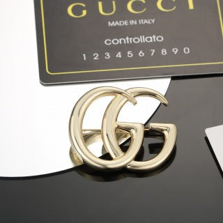 Gucci Interlocking G Double Logo Brooch