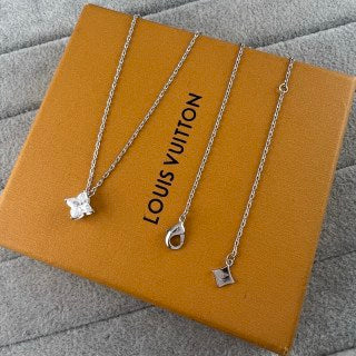 Louis Vuitton Crystal Butterfly Pendant Necklace
