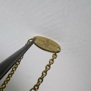 Louis Vuitton Diamond Letter Charm Chain Bracelet