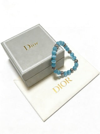 Dior Evelyne Turquoise Bead Charm Bracelet