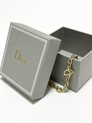 Dior Evelyne CD Link Chain Bracelet