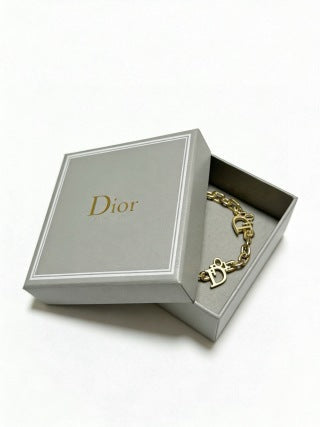 Dior Evelyne CD Link Chain Bracelet