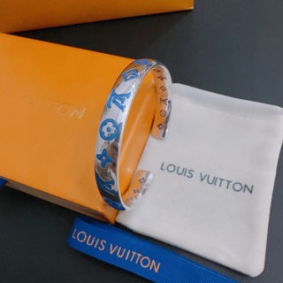 Louis Vuitton Azure Monogram Cuff Bracelet