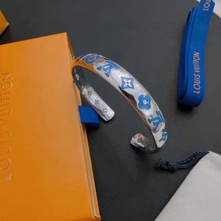 Louis Vuitton Azure Monogram Cuff Bracelet