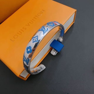 Louis Vuitton Azure Monogram Cuff Bracelet