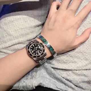 Louis Vuitton Emerald Monogram Cuff Bracelet