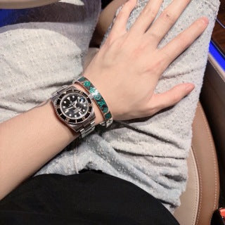Louis Vuitton Emerald Monogram Cuff Bracelet