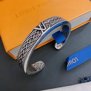 Louis Vuitton Heritage Woven Cuff Bracelet