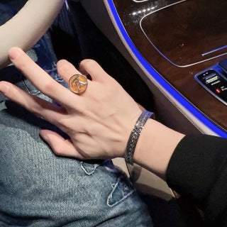 Louis Vuitton Heritage Woven Cuff Bracelet