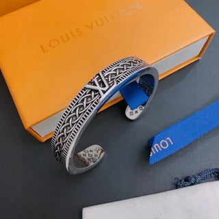 Louis Vuitton Heritage Woven Cuff Bracelet