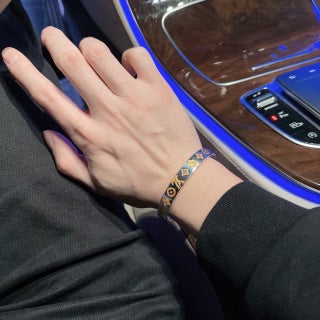Louis Vuitton Monogram Dual Tone Cuff Bracelet