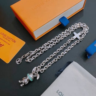 Louis Vuitton Twin Charm Signature Necklace
