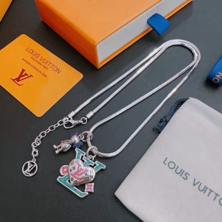 Louis Vuitton Playful Charm Layer Necklace