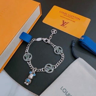 Louis Vuitton Emblem Charm Link Bracelet