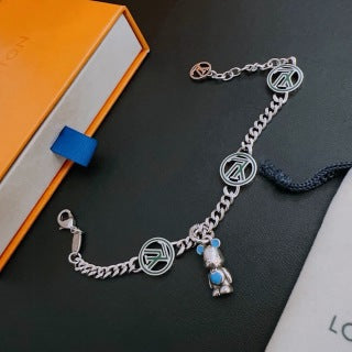 Louis Vuitton Emblem Charm Link Bracelet